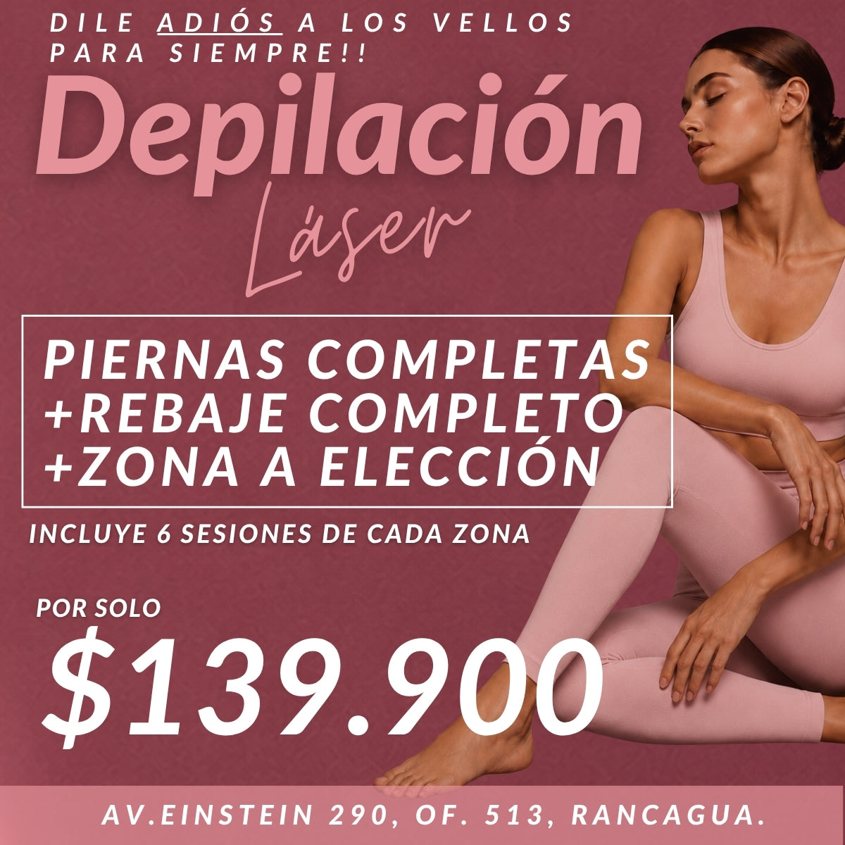 Piernas Completas + Rebaje Completo + Zona a Elección - 🔥Último cupo disponible🔥