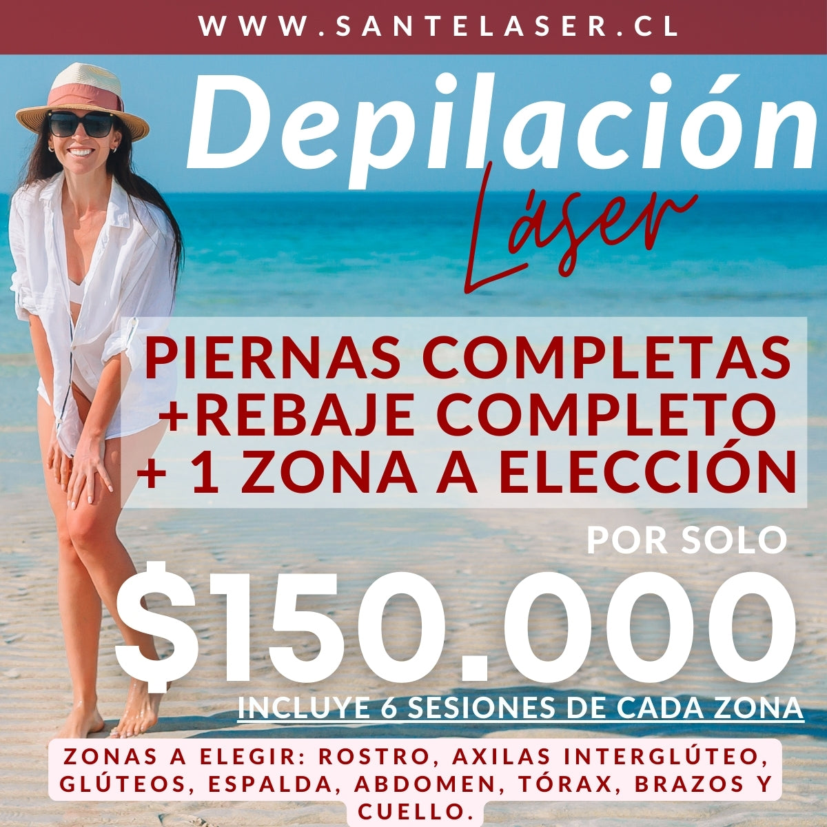 Piernas Completas + Rebaje Completo + Zona a Elección