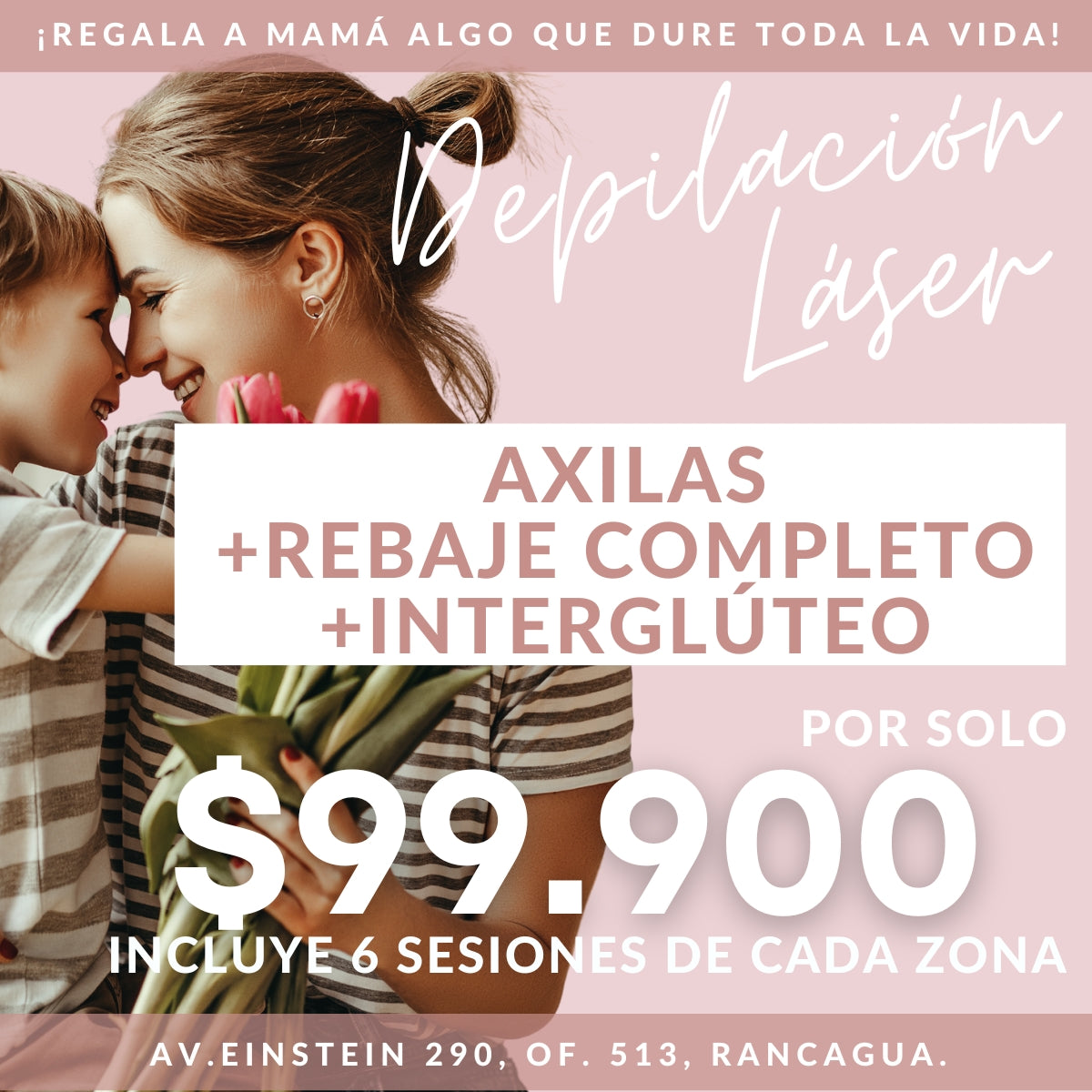 Axilas + Rebaje Completo + Interglúteo